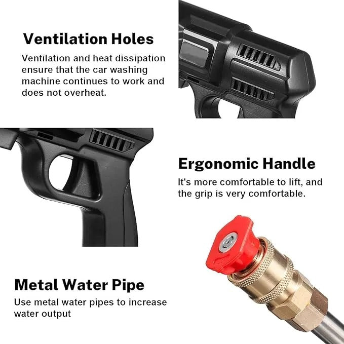 Wireless Car Pressure Wash Spray Gun