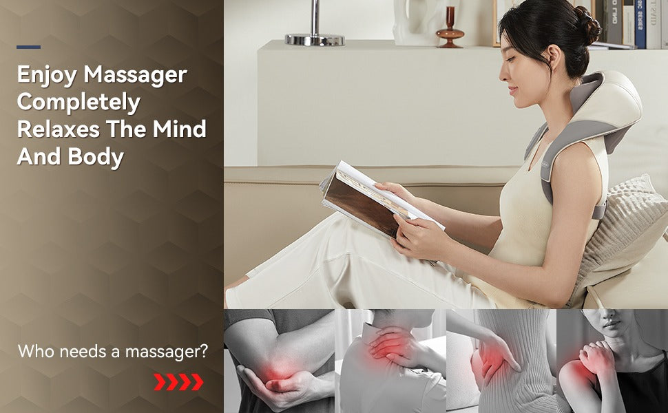 Wireless Neck And Shoulder Massager