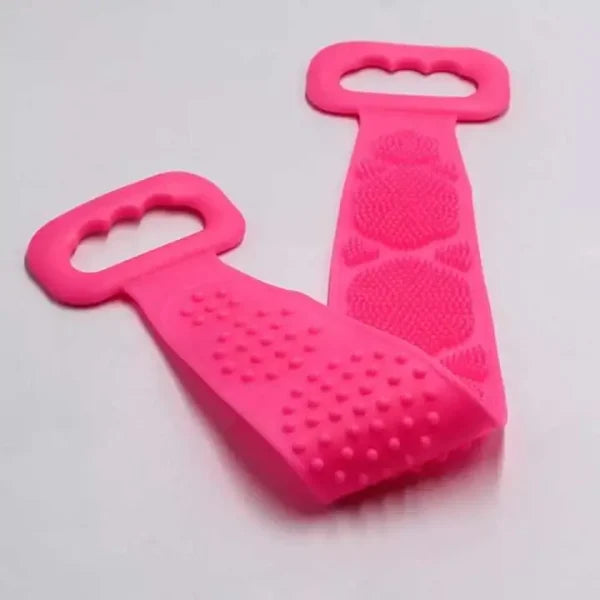 Single Side Bath Towel Silicone Scrubber